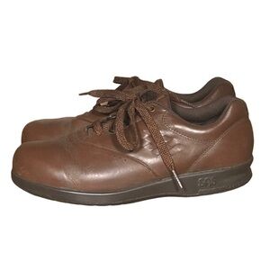 SAS Free Time Womens Teak Brown‎ Leather Tripad Comfort Walking Shoes